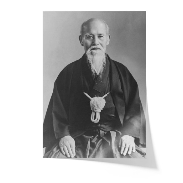 Poster O Sensei Morihei Ueshiba v3 - Caudie