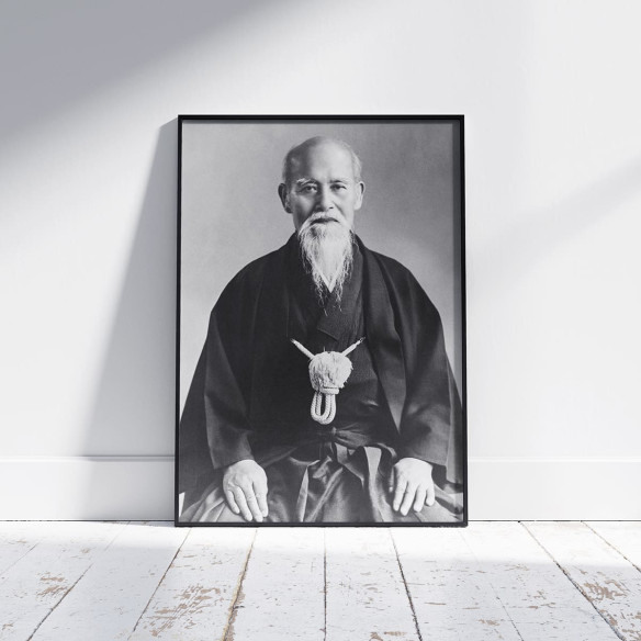 Poster O Sensei Morihei Ueshiba v3 - Caudie