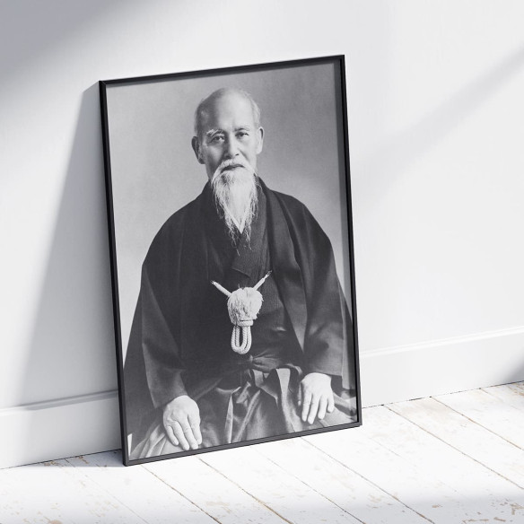 Poster O Sensei Morihei Ueshiba v3 - Caudie