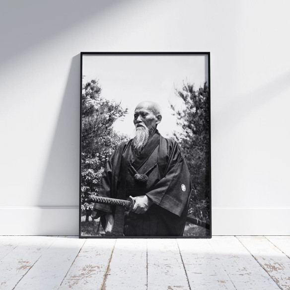 Poster O Sensei Morihei Ueshiba v4 - Caudie