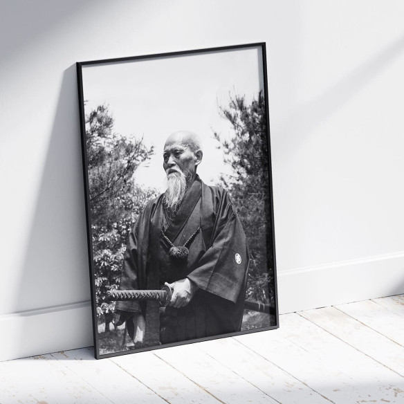 Poster O Sensei Morihei Ueshiba v4 - Caudie