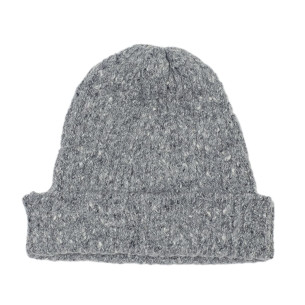 Spezie orange wool and cashmere ribbed fisherman hat - Caudie