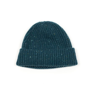 Spezie orange wool and cashmere ribbed fisherman hat - Caudie