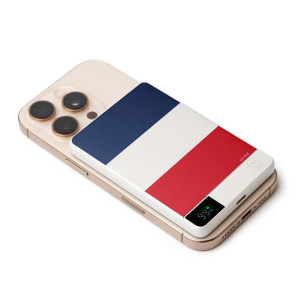 Flag of France - External battery - Caudie 2