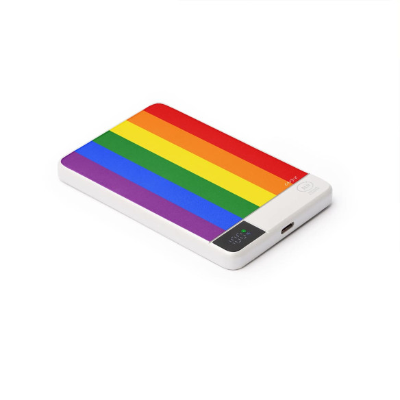 Drapeau arc en ciel LGBT - Batterie externe - Caudie