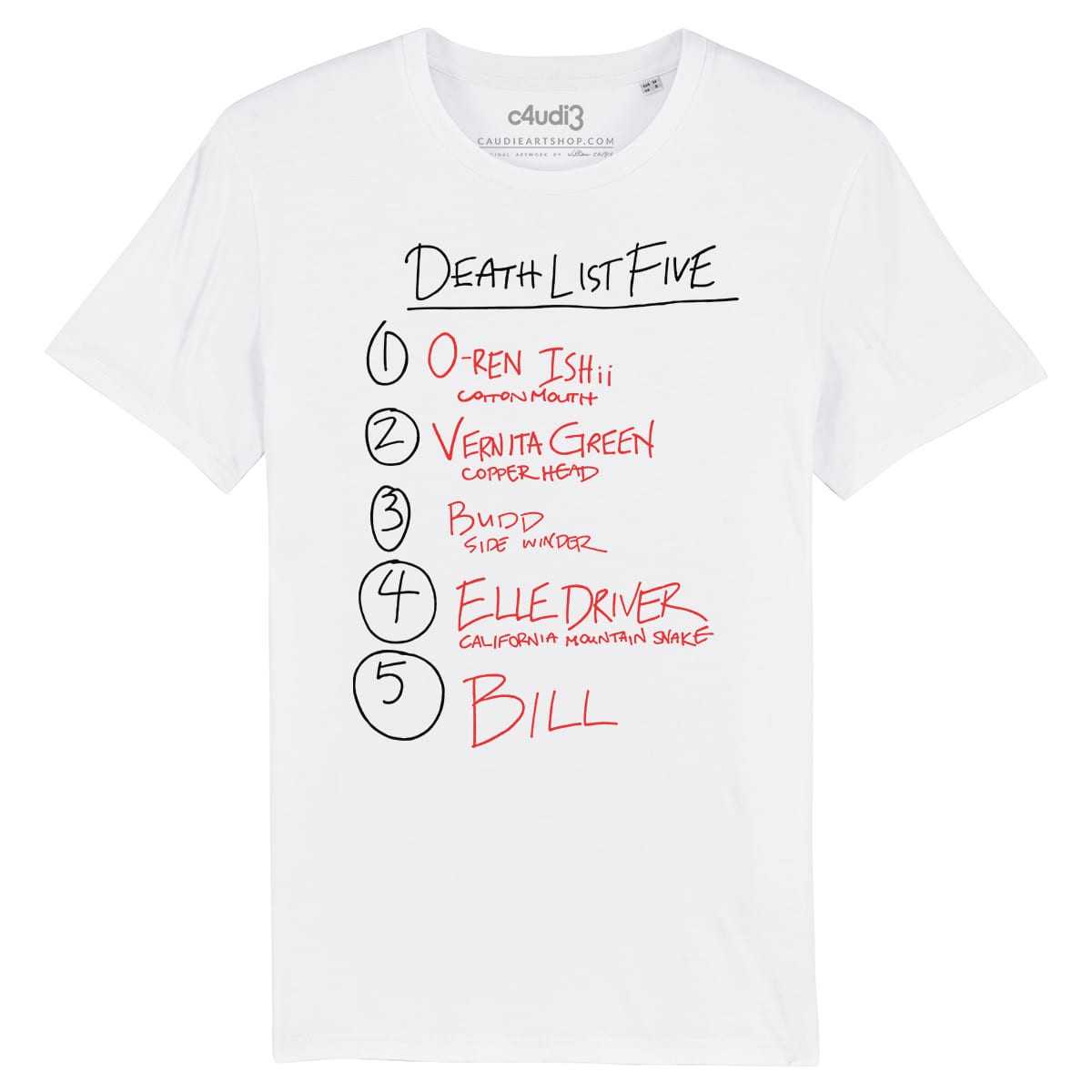 DEATH LIST FIVE - Men s t-shirt - Caudie