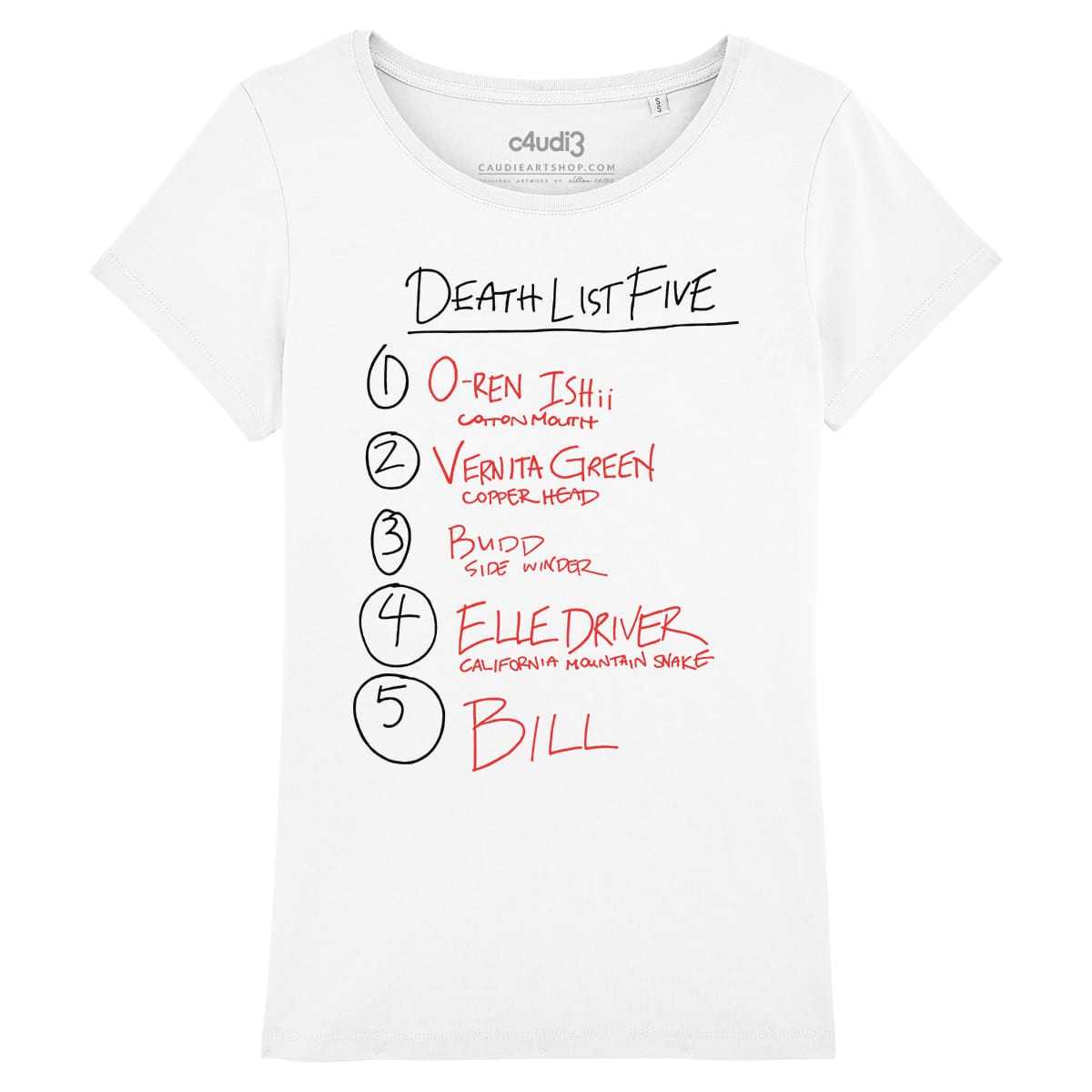 DEATH LIST FIVE - Women s t-shirt - Caudie