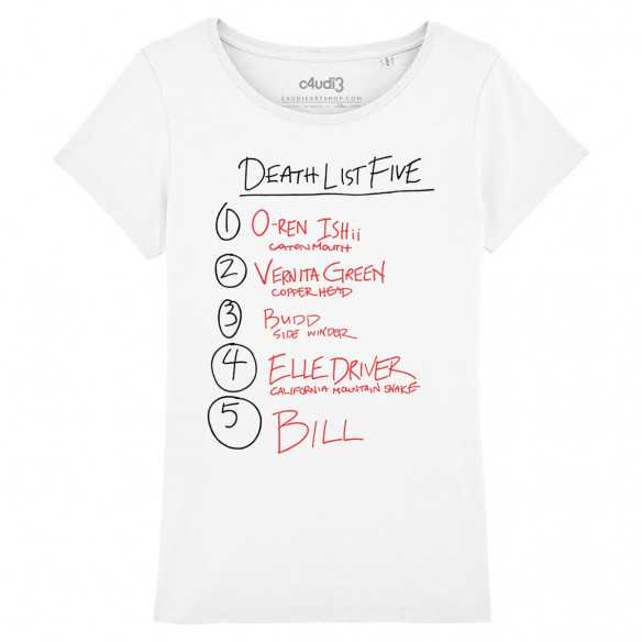 DEATH LIST FIVE - Tee-shirt femme - Caudie