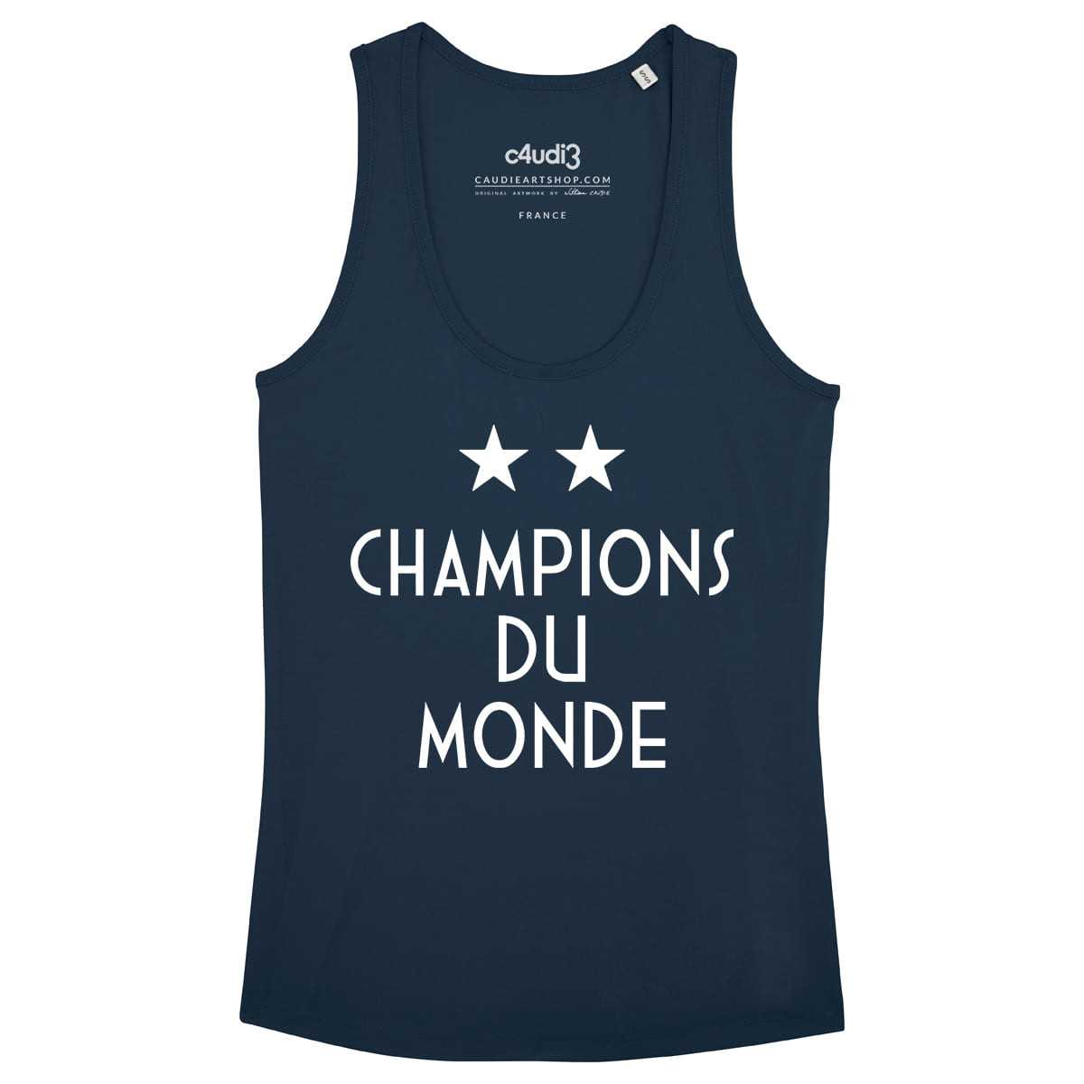 CHAMPIONS DU MONDE - 2 ÉTOILES - Women s t-shirt's tank top - Caudie