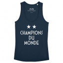 CHAMPIONS DU MONDE - 2 ÉTOILES - Women s t-shirt's tank top - Caudie