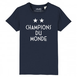 CHAMPIONS DU MONDE - 2 ÉTOILES - Kid s t-shirt - Caudie