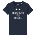CHAMPIONS DU MONDE - 2 ÉTOILES - Kid s t-shirt - Caudie
