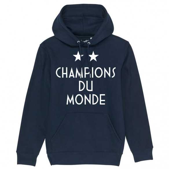 CHAMPIONS DU MONDE - 2 ÉTOILES - Hoodie - Caudie