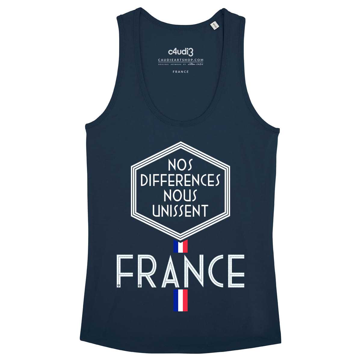 NOS DIFFERENCES NOUS UNISSENT - Women s t-shirt's tank top - Caudie