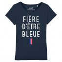 FIÈRE D ÊTRE BLEUE - T-shirt femme - Caudie