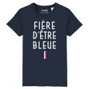 FIÈRE D'ÊTRE BLEUE - Kid's tee-shirt - Caudie