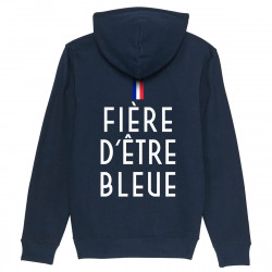 FIÈRE D'ÊTRE BLEUE - Hoodie - Caudie