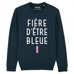 FIÈRE D'ÊTRE BLEUE - Sweat - Caudie