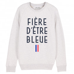 FIÈRE D'ÊTRE BLEUE - Sweat - Caudie