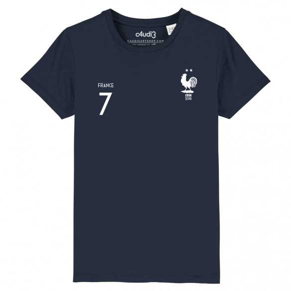 ÉQUIPE DE FRANCE - 2 ÉTOILES + 7 Griezmann - Tee-shirt enfant - Caudie