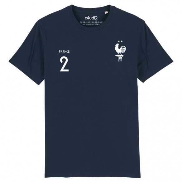 ÉQUIPE DE FRANCE - 2 ÉTOILES + 2 Pavard - Men's tee-shirt - Caudie