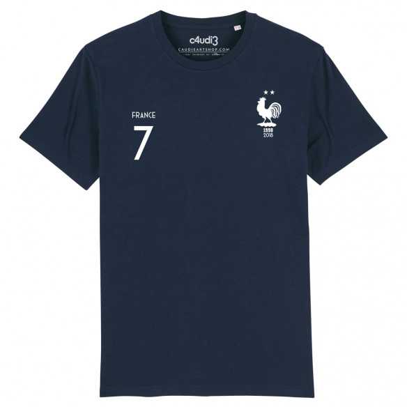 ÉQUIPE DE FRANCE - 2 ÉTOILES + 7 Griezmann - T-shirt - Caudie