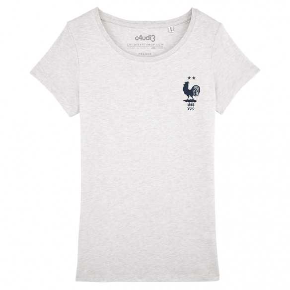 ÉQUIPE DE FRANCE - 2 ÉTOILES - Tee-shirt femme - Caudie