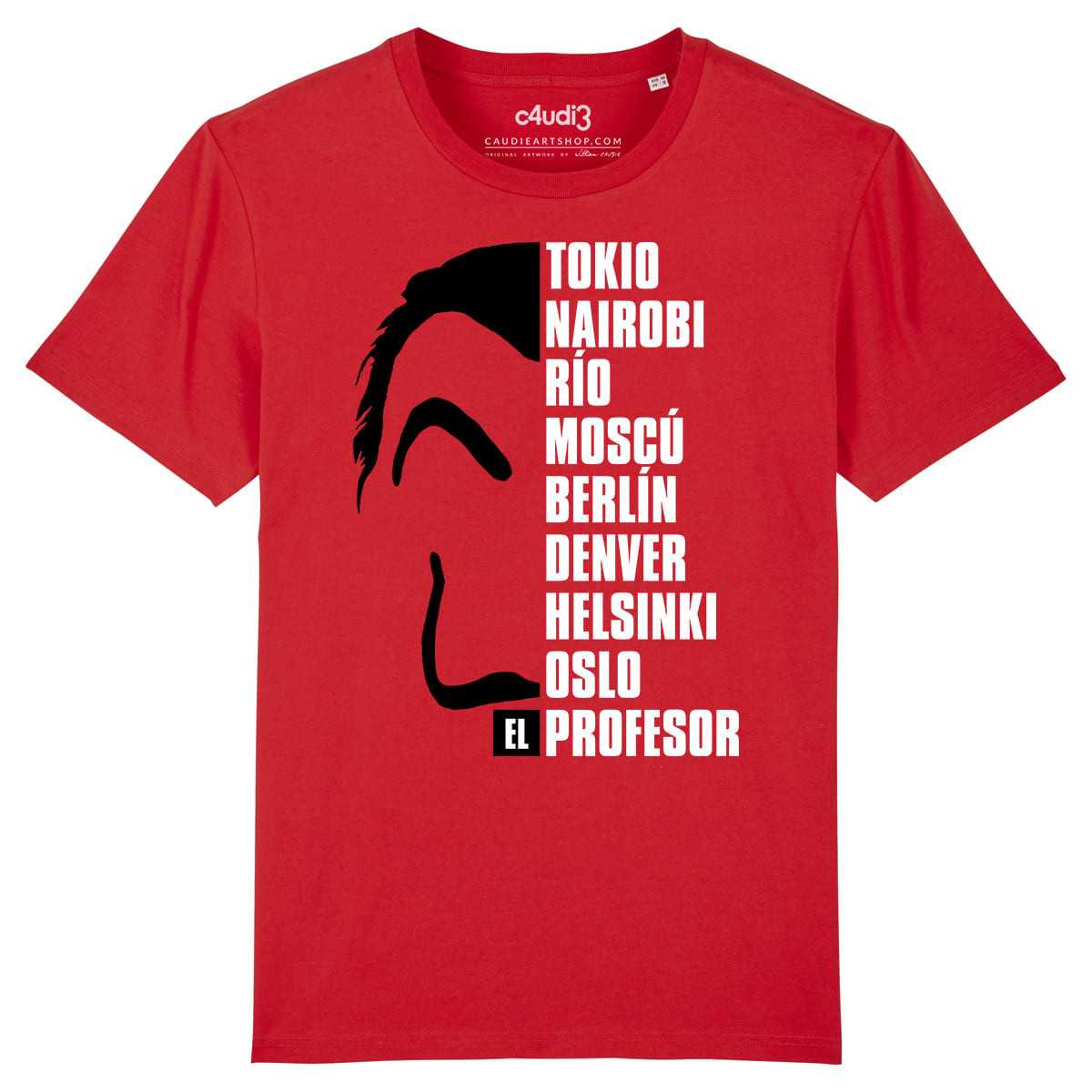 MASQUE ET NOMS - La Casa De Papel - T-shirt homme - Caudie