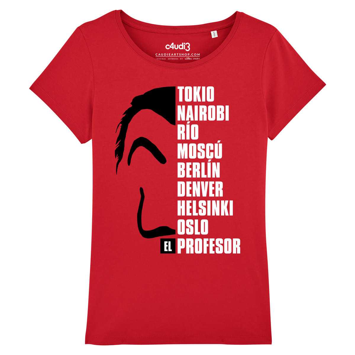 MASQUE ET NOMS - La Casa De Papel - Women s t-shirt - Caudie