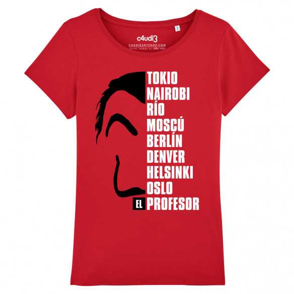 MASQUE ET NOMS - La Casa De Papel - T-shirt femme - Caudie