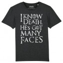 I KNOW DEATH. HE'S GOT MANY FACES - Men's tee-shirt - Game Of Thrones - Caudie