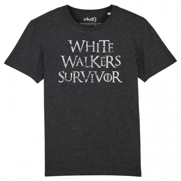 WHITE WALKERS SURVIVOR - Tee-shirt homme - Game Of Thrones - Caudie