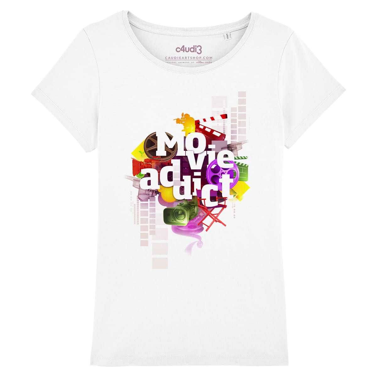 MOVIE ADDICT - T-shirt femme - Caudie