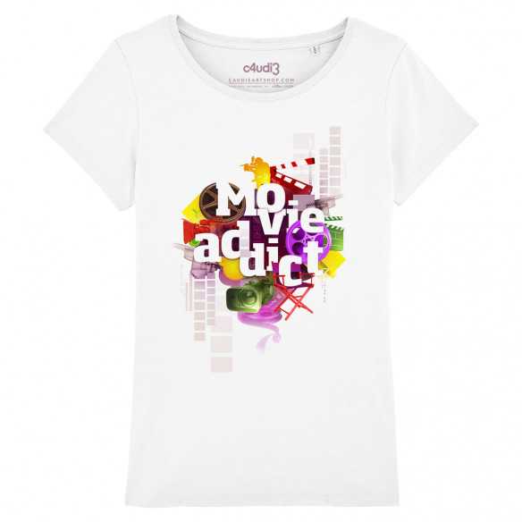 MOVIE ADDICT - T-shirt femme - Caudie