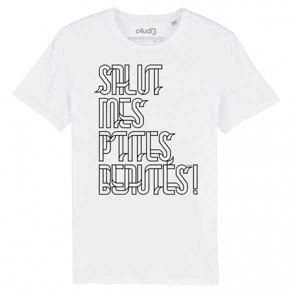 SALUT MES P'TITES BEAUTÉS - Tee-shirt homme - Caudie