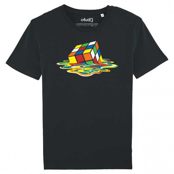 MELTING RUBIK S CUBE - The Big Bang Theory - T-shirt homme - Caudie