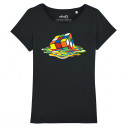 MELTING RUBIK S CUBE - The Big Bang Theory - T-shirt femme  - Caudie