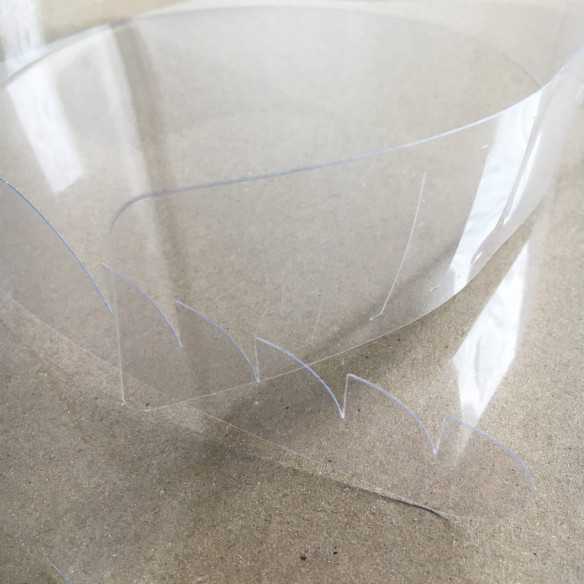 Visière de protection en PVC - Caudie