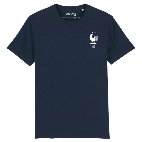 ÉQUIPE DE FRANCE - 2 ÉTOILES - Tee-shirt homme - Caudie