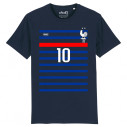Équipe de France 2 étoiles 2020 - 10 Mbappe - Tee-shirt homme - Caudie