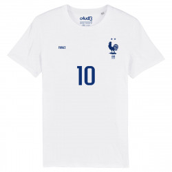 Équipe de France 2 étoiles 2020 - 10 Mbappe - T-shirt homme - Caudie