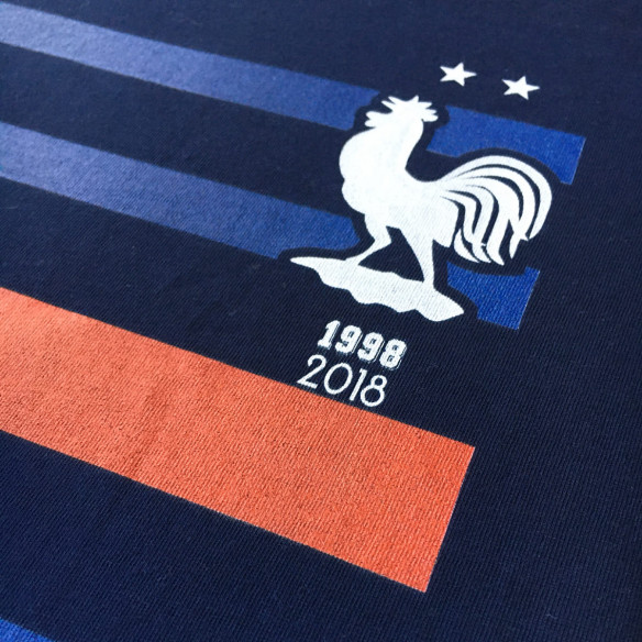 Équipe de France 2 étoiles 2020 - 10 Mbappe - T-shirt homme - Caudie