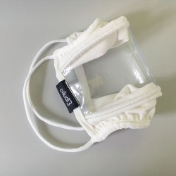 Masque inclusif transparent lavable et réutilisable - Caudie 2